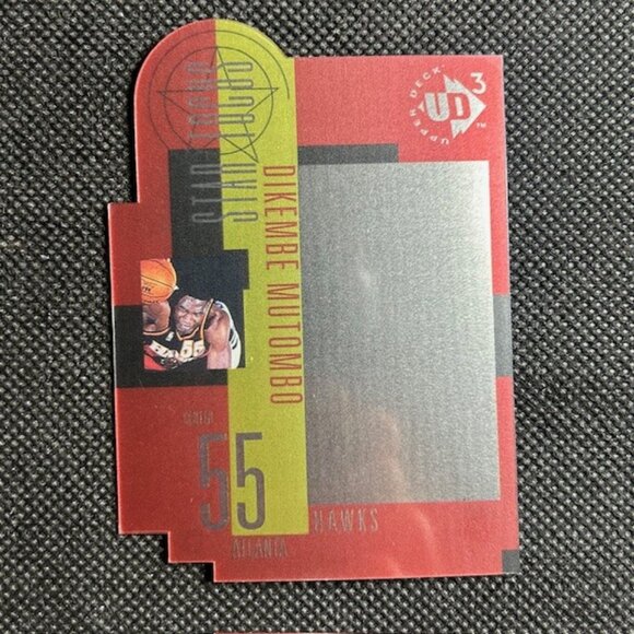 1996-97 Upper Deck UD3 - Star Focus Dikembe Mutombo #28 Denver Nuggets  Die Cut - Picture 1 of 2